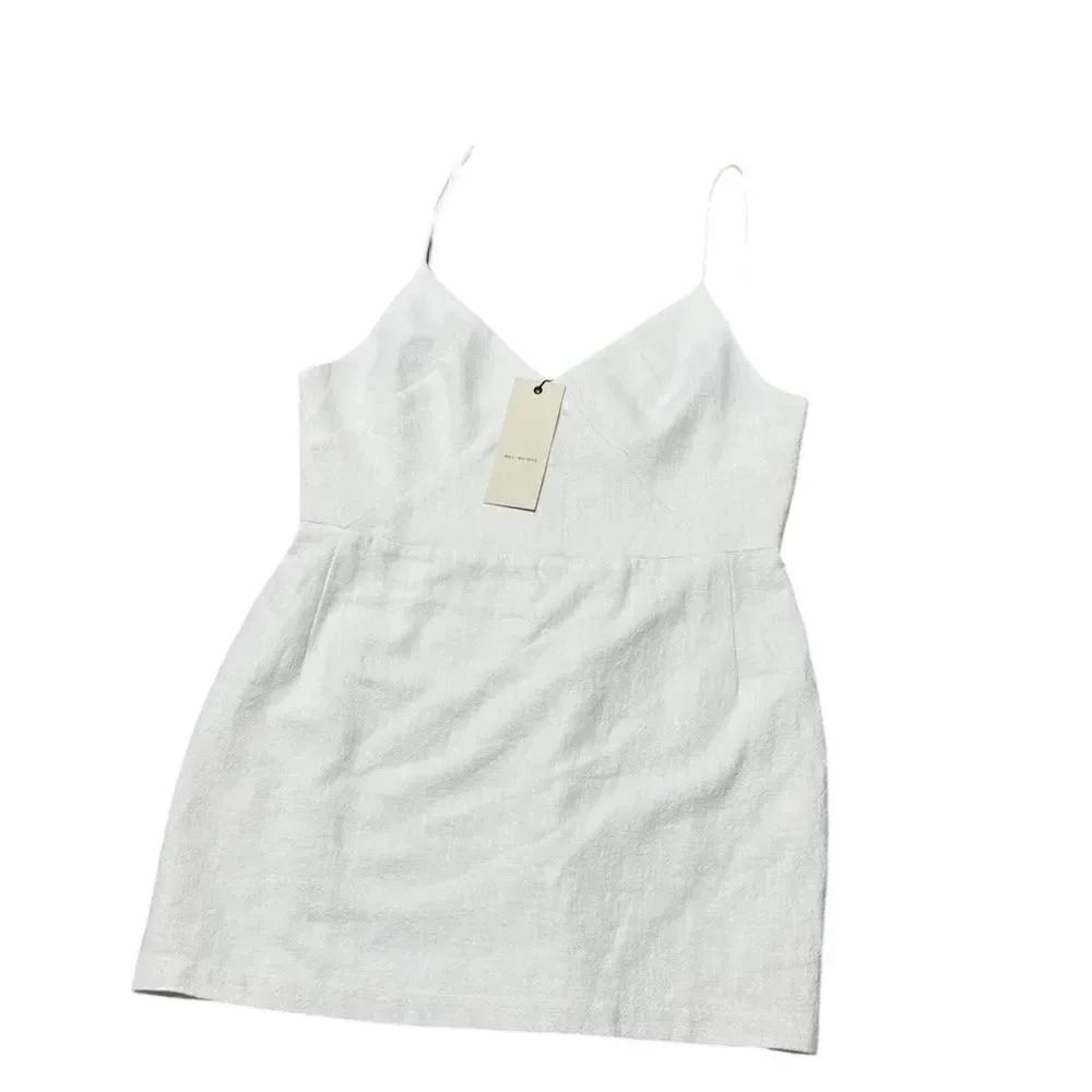 NWT women’s BEC & BRIDGE Harriet ivory cut Mini cotton Dress size 10 - Picture 3 of 11